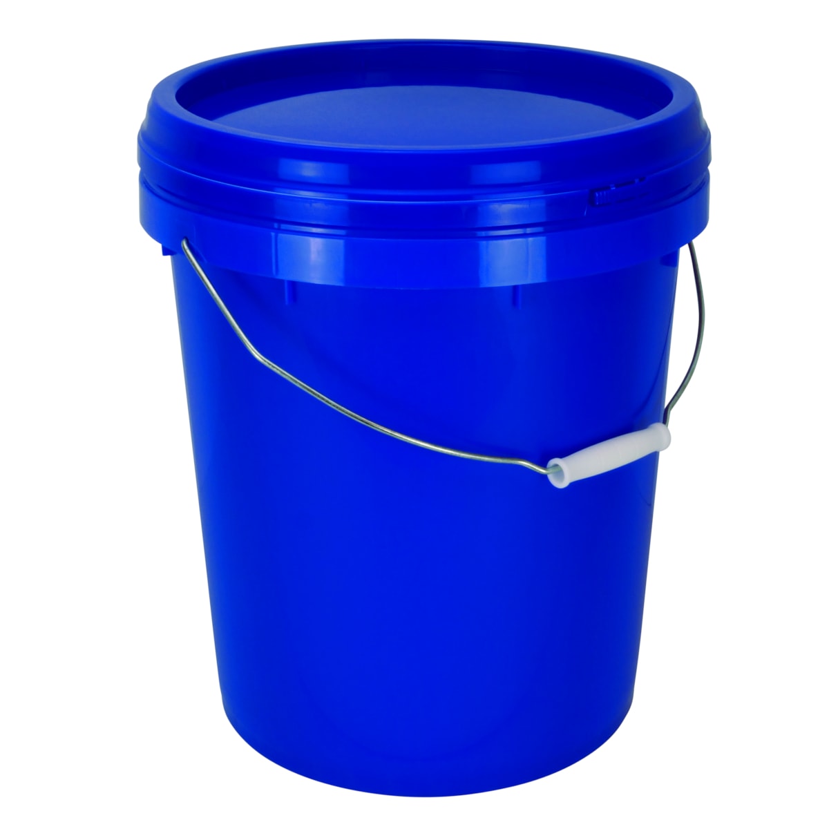 Food Grade Blue Round Pail With Lid 20L