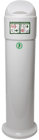 Sanitary Unit Bio White starter kit for hygienic waste disposal, featuring a modern design and unique cartridge system.