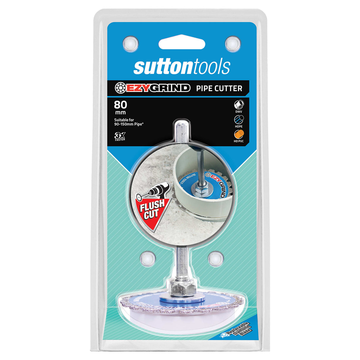 Sutton Tools Ezygrind Pipe Cutter 80mm