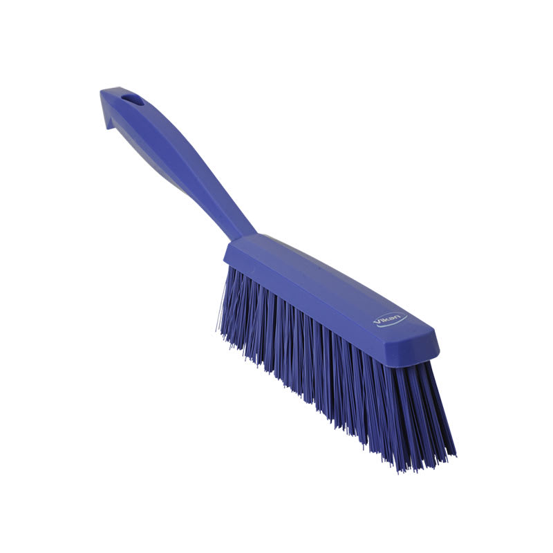 Vikan Hand Bannister Brush, Medium Bristle 330mm - Purple
