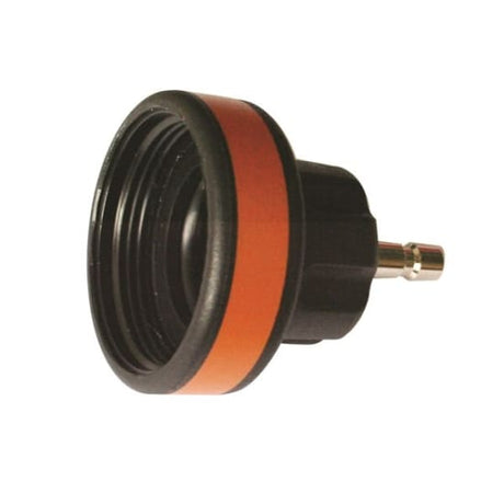 Toledo Cooling System Tester Adapter No.6, durable orange tool for secure cooling system pressure checks in vehicles.