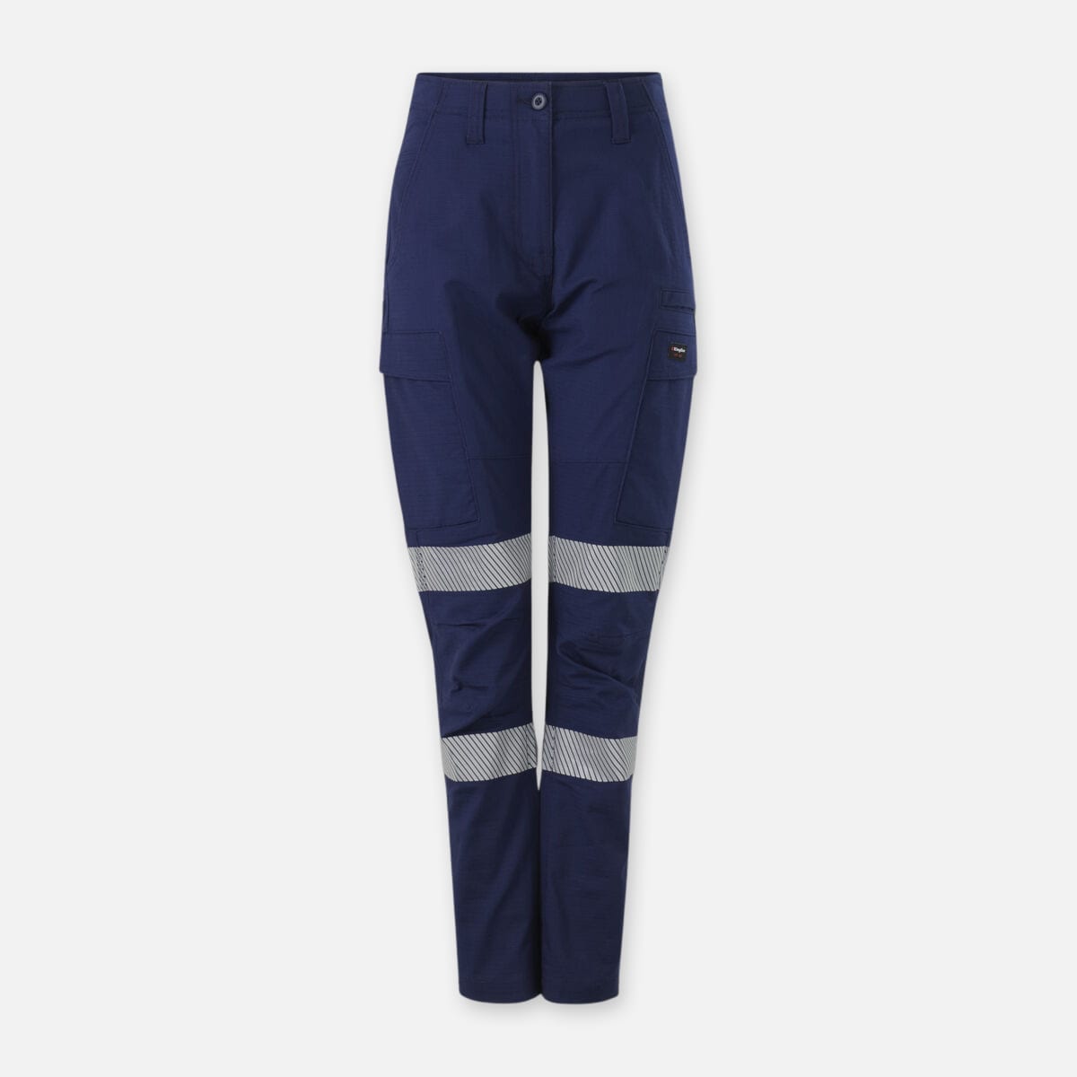 KingGee, Women's Workcool Pro Bio Motion Pant Curved Fit - Navy (Size: 16)