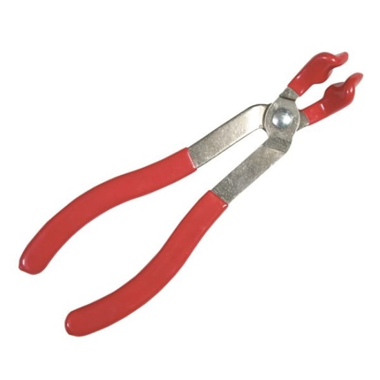 Toledo Spark Plug Boot Plier featuring insulated jaws, offset design, and PVC-dipped handles for safe spark plug removal.