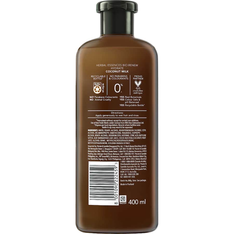 Herbal Essences Bio:renew Hydrating Conditioner Coconut Milk 400mL