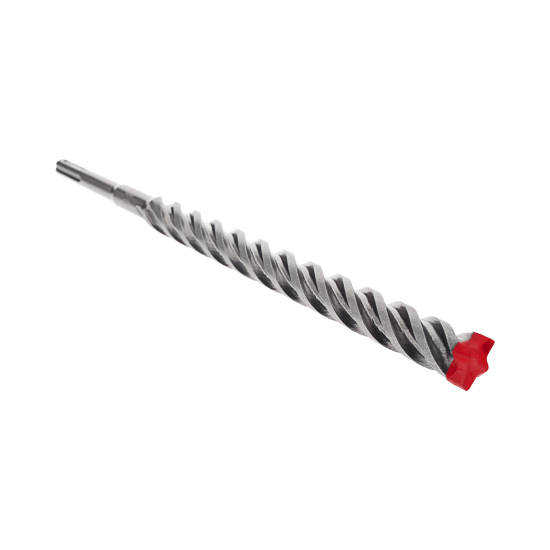 Diablo Rebar Demon SDS-Plus 4-Cut hammer drill bit with 18mm diameter and 250mm length, designed for heavy-duty concrete drilling.