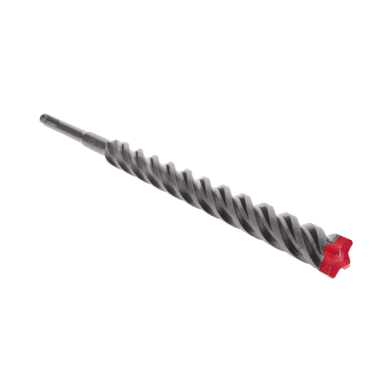 Diablo Rebar Demon SDS-Plus drill bit with full-carbide head, 4-cut design for precision and durability in concrete drilling.