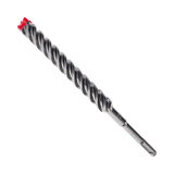 Diablo Rebar Demon SDS-Plus drill bit with 4-cutter carbide head, designed for durability, precise holes in reinforced concrete.