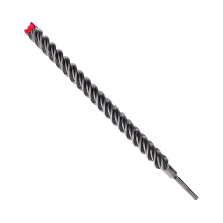 Diablo Rebar Demon SDS-Plus drill bit with 4-cutter, full-carbide head designed for durable, precise drilling through rebar and concrete.