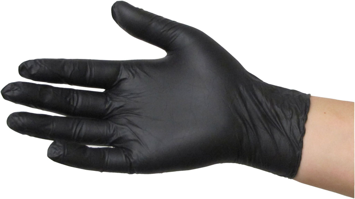 Black Dragon Nitrile Gloves Powder Free Black  (Pack of 100) -  - 2XL
