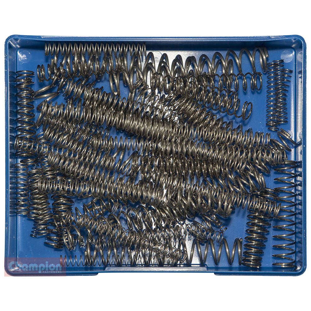 Champion SS316 Compression Spirng Assortment Kit 5 - 20mm 72 Piece