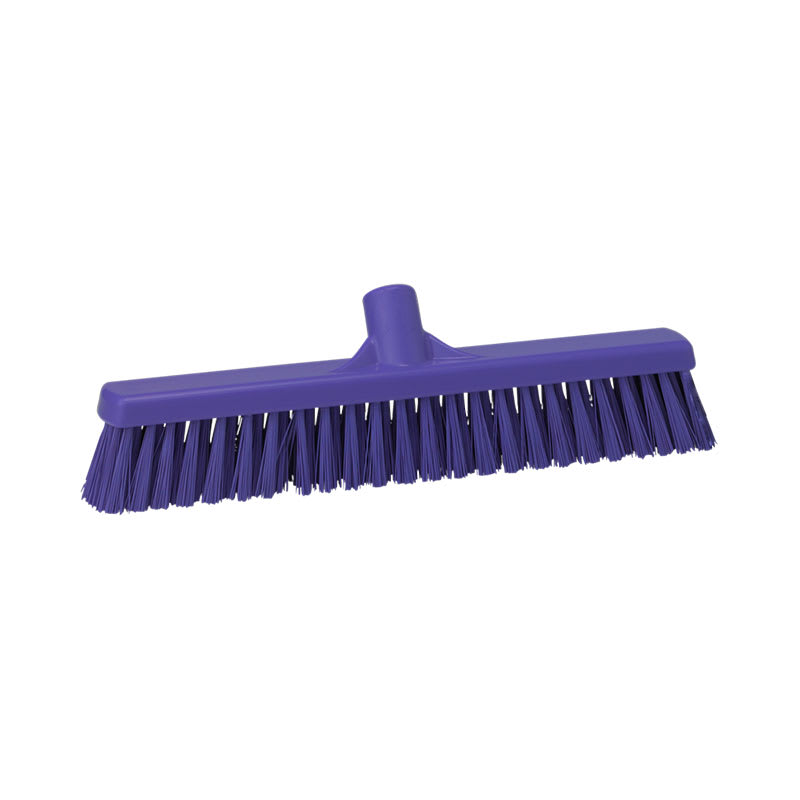 Vikan Floor Broom 28/3179 Medium Bristle 435mm - Purple