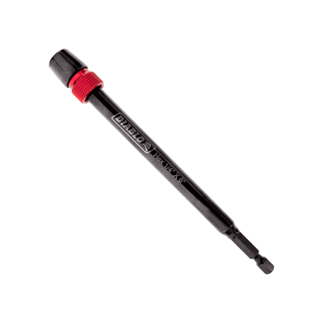 Diablo Universal Extension 1/4" Hex-152mm for increased reach, compatible with various tools, and features quick-change design.