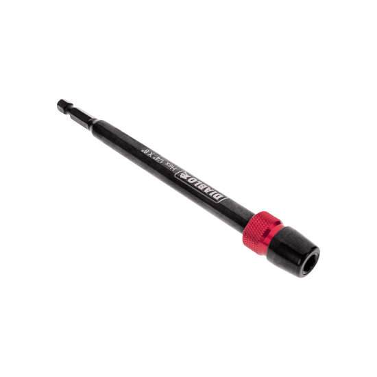 Diablo Universal Extension 1/4" Hex-152mm: versatile extension for impact tools, enhances reach, durability, and quick accessory changes.