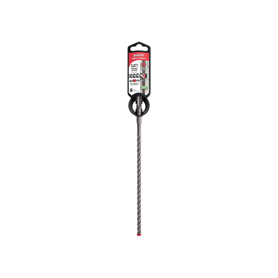 Diablo Rebar Demon SDS-Plus drill bit, 8mm x 265mm, features a 4-cutter carbide head for durable, precise drilling in rebar.