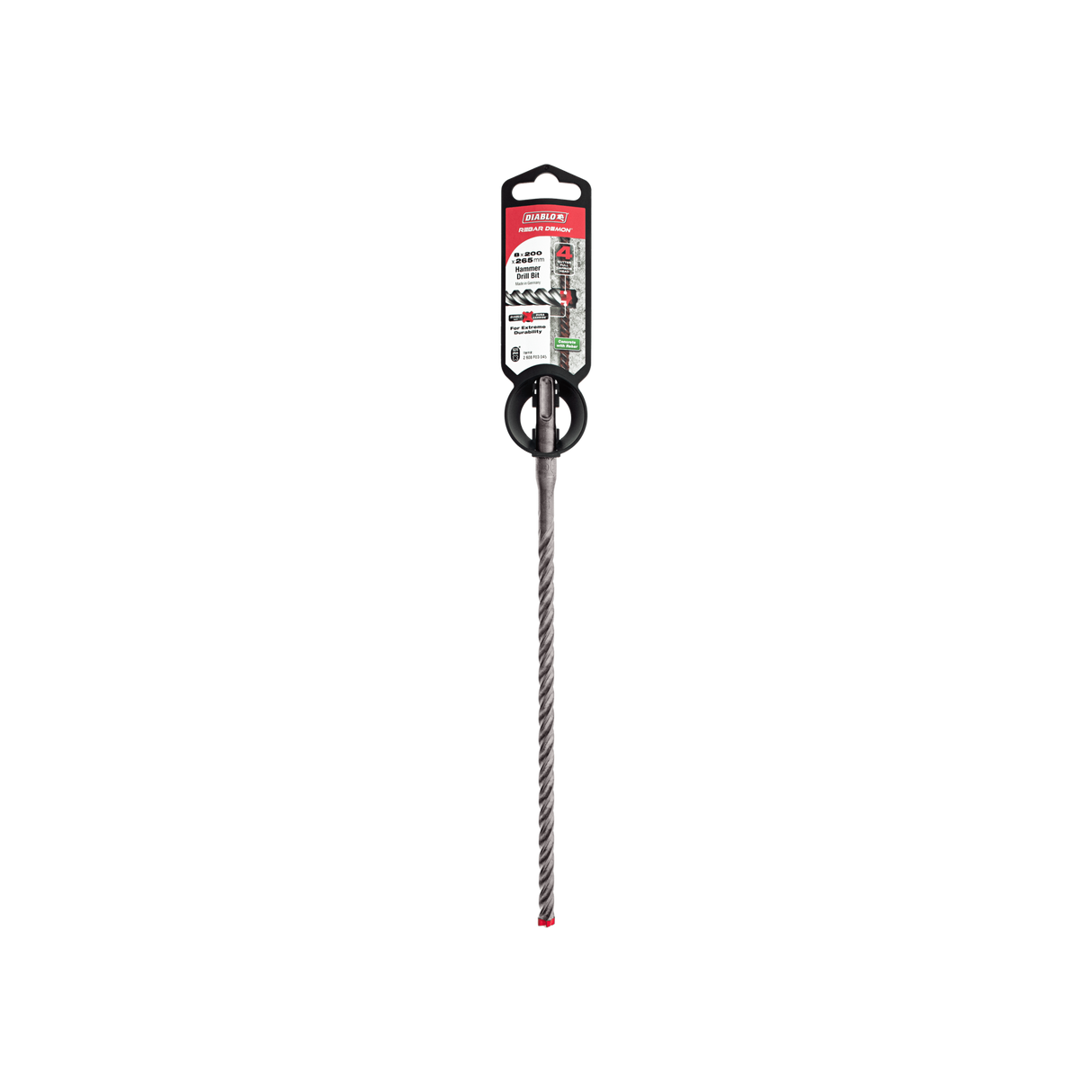 Diablo Rebar Demon SDS-Plus 4-Cut 8 x 265mm
