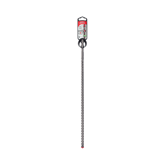 Diablo Rebar Demon SDS-Plus 12mm drill bit with full carbide head, 4-cutter design for extreme durability and precision.