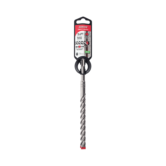 Diablo Rebar Demon SDS-Plus 4-Cut-14 x 215mm (Each)