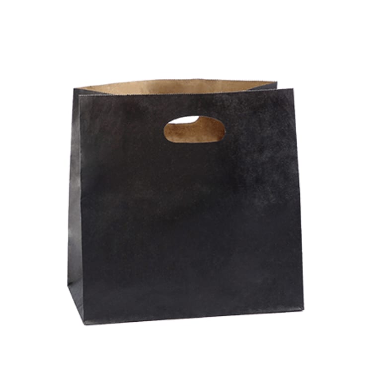 Detpak D Paper Bag Black 280x280x150mm 500 (Case)
