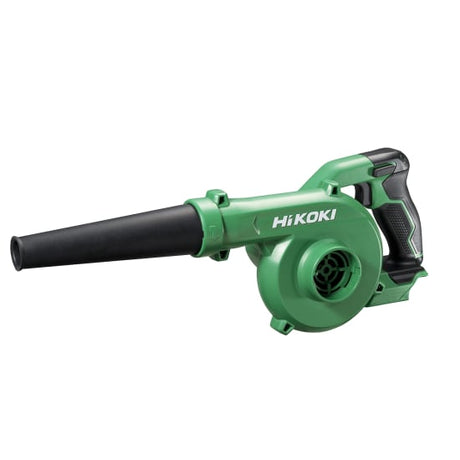 HiKOKI 18V 3-Stage Blower - Compact, lightweight blower with 3-speed control, 3.5m³/min air volume, and low vibration for easy use.