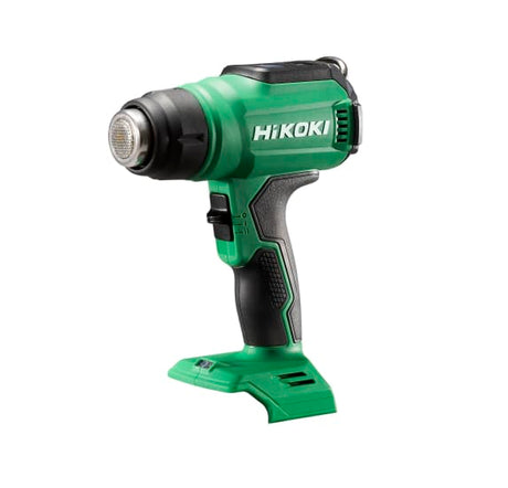 Lightweight 18V cordless heat gun with LCD, variable temp (30-550°C), 3 nozzles, and efficient battery indicator for various tasks.