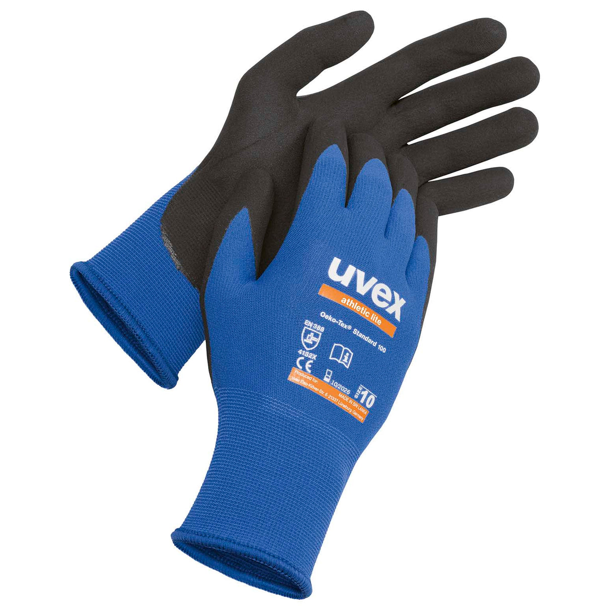 Uvex Athletic Lite Gloves (Pair) - Blue - 09