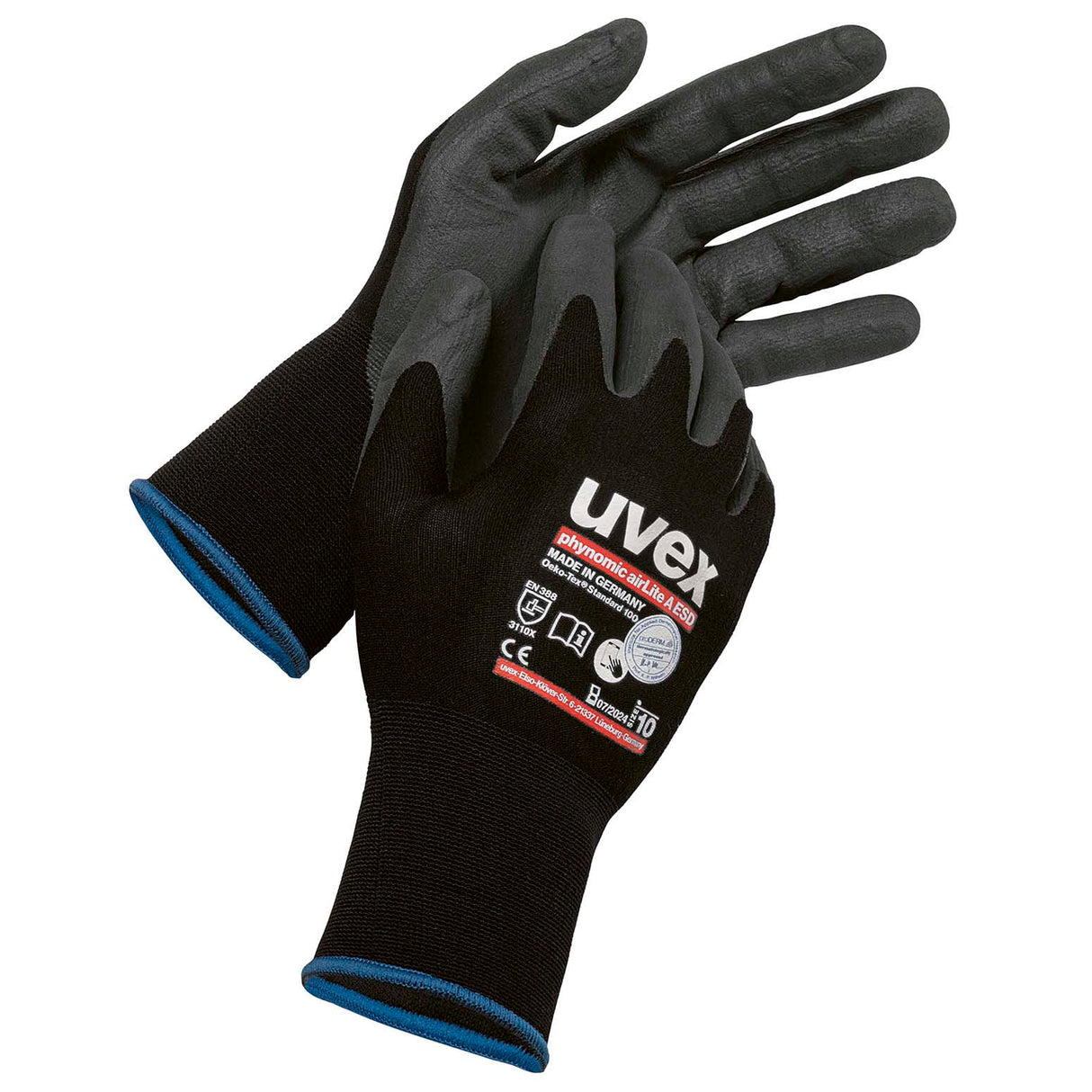 Uvex Phynomic AirLite A ESD Gloves (Pair) - Standard - 07