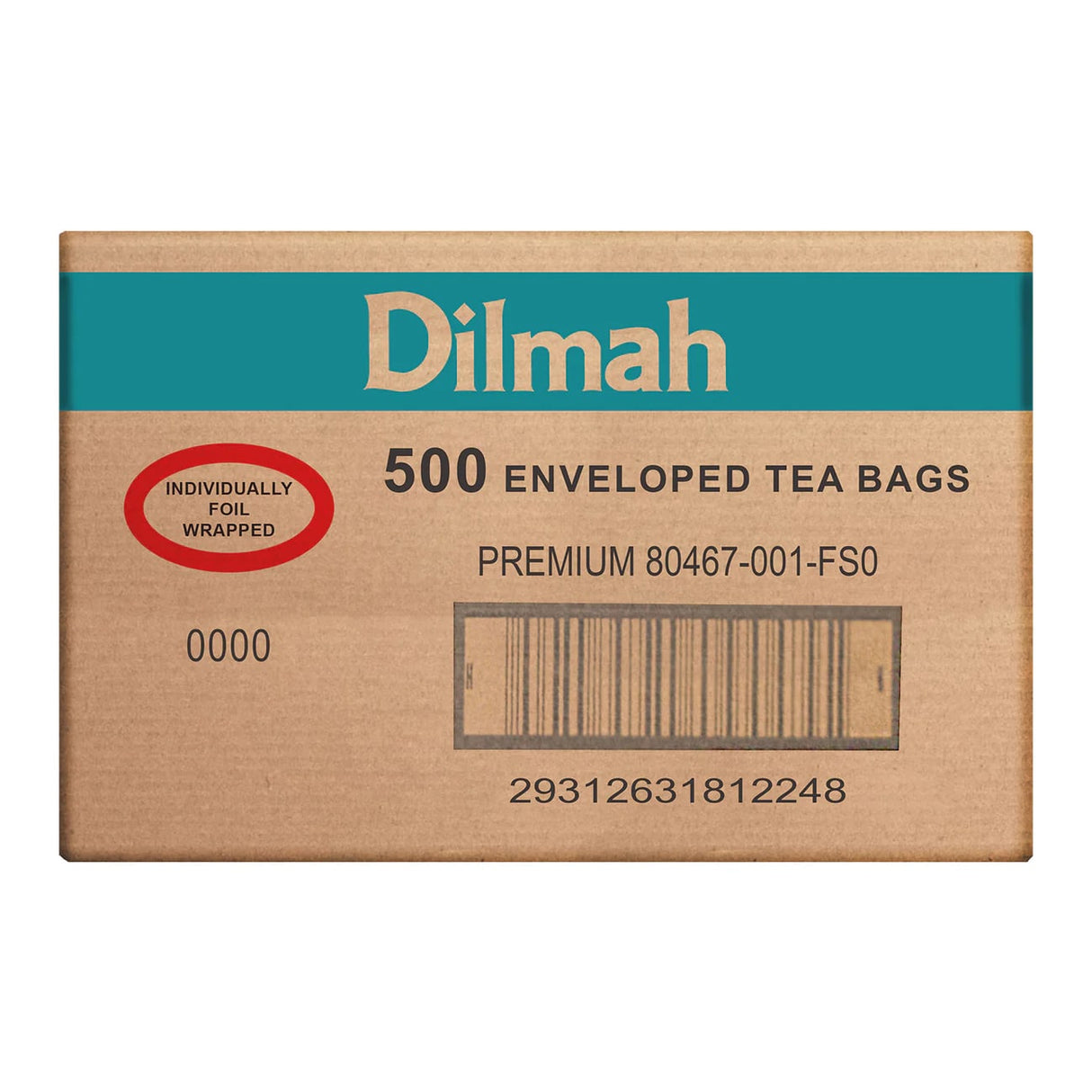 Dilmah Premium Enveloped Tea Bags 500 Tea Bags (Box)