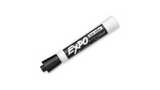 EXPO Low Odour Dry Erase Markers, Chisel Tip Black (Box of 12)