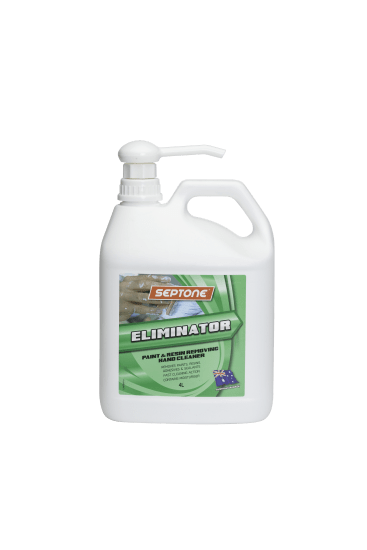 Heavy-duty Septone Eliminator Hand Cleaner 4L, designed for effective removal of tough grime and safe for everyday use.
