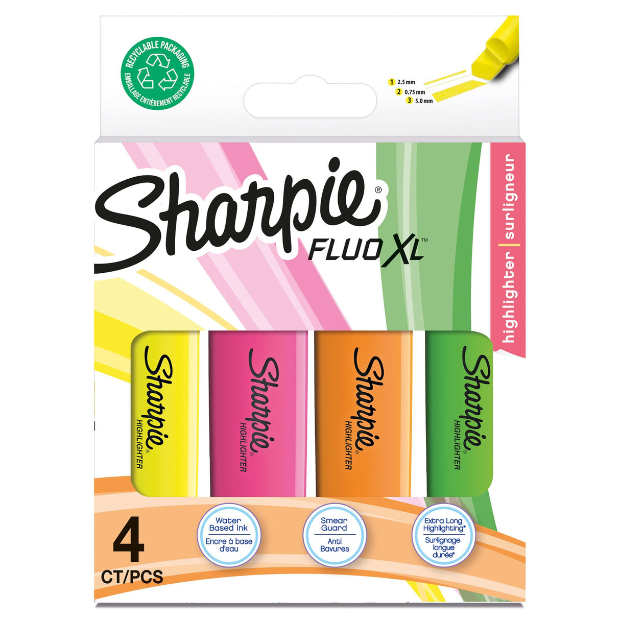 Sharpie Highlighter Assorted Pack of 4 (Pack)