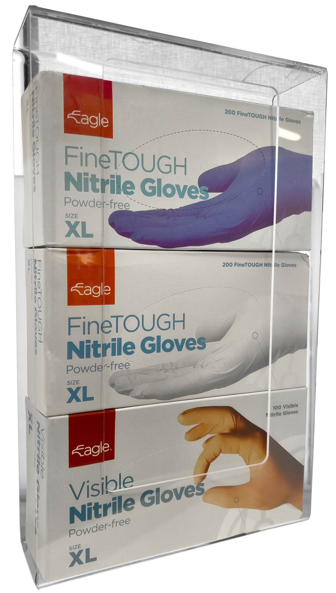 Eagle Triple Glove Dispenser 405 x 250 x 75mm (Each)