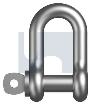 M6 SS316 Non-Lifting Dee Shackle