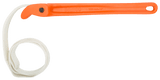 Bahco 300mm pipe wrench with nylon strap for delicate tasks, ideal for oil filters and tubes up to 220mm in diameter.