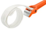 Bahco 300mm pipe wrench with nylon strap, designed for narrow spaces and secure gripping on delicate workpieces.