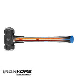 Kincrome Ironkore Club Hammer: 4lb heavy-duty tool with dual striking faces, reinforced handle, and shock-absorbing grip.