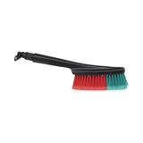 Vikan 360mm vehicle brush with soft bristles, adjustable head, and swivel neck for easy, effective car washing.