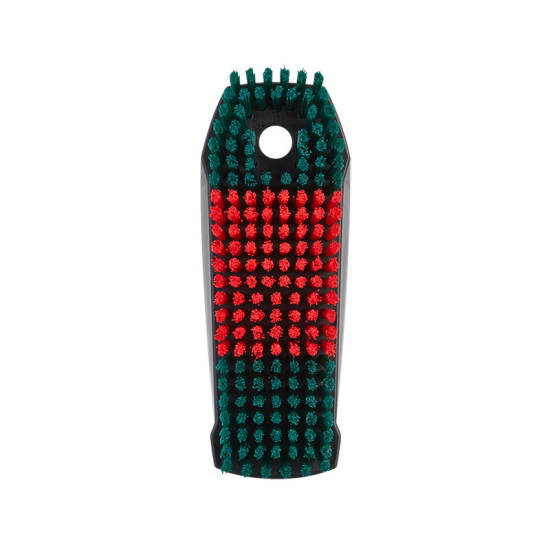 Vikan 120mm nail brush with durable bristles for cleaning nails, upholstery, and carpets in workshops and homes.