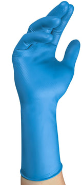 Microflex 93-283 Mega Texture Nitrile Gloves Blue - Pack of 50 (Pack) -  - XL