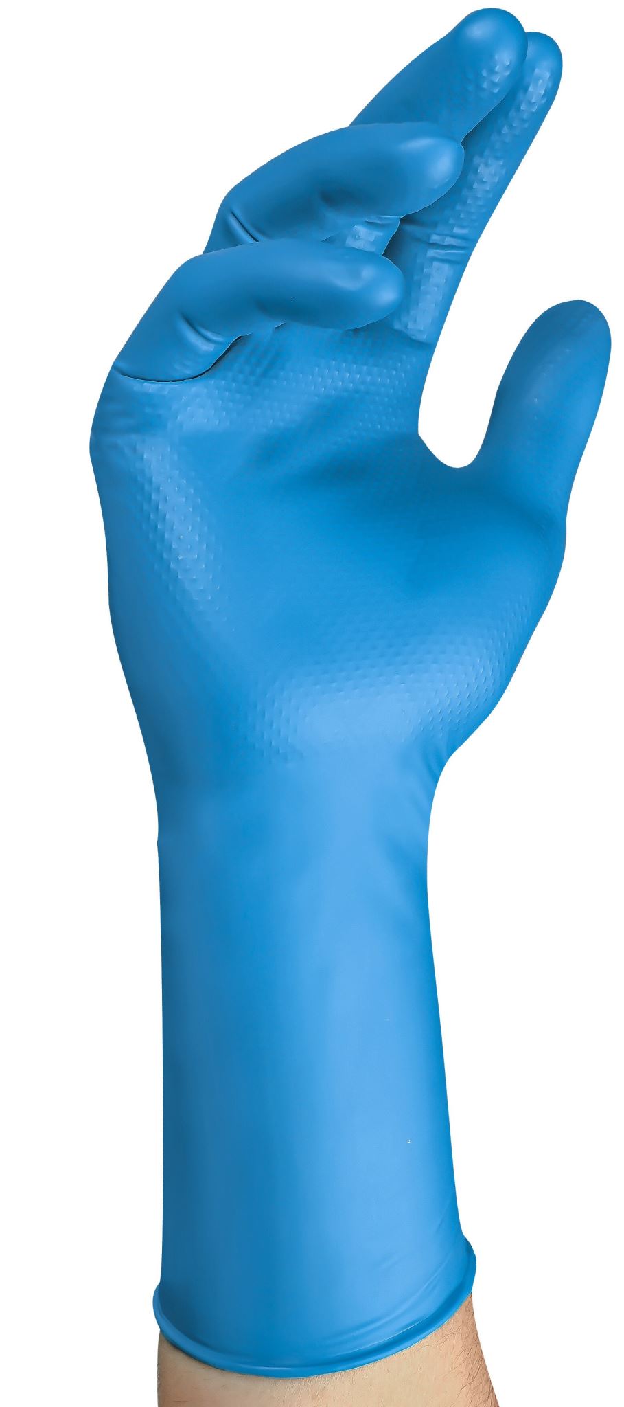 Microflex 93-283 Mega Texture Nitrile Gloves Blue - Pack of 50 (Pack) -  - 2XL