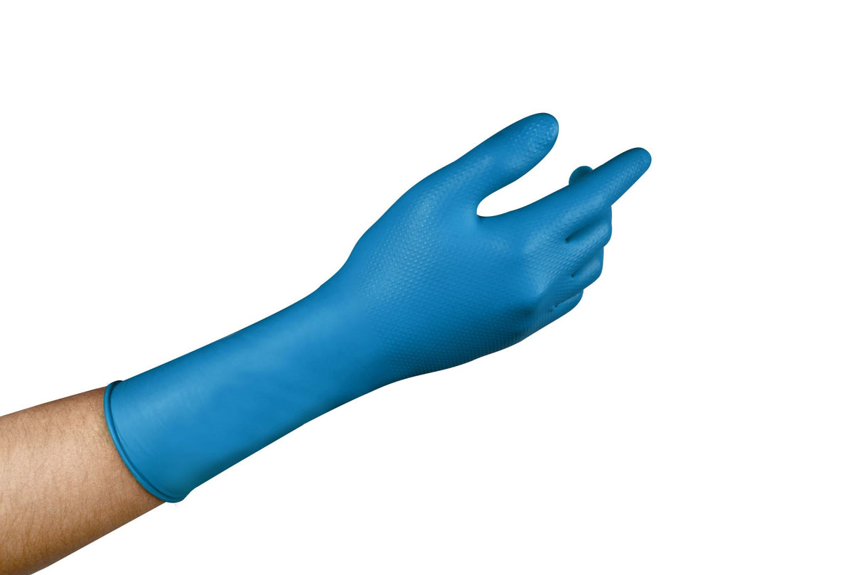 Microflex 93-283 Mega Texture Nitrile Gloves Blue - Pack of 50 (Pack) -  - 2XL