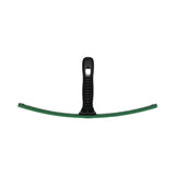 Vikan Wipe-N-Shine Window Scraper in green, 350mm, designed for removing water, limescale, and smudges for streak-free surfaces.