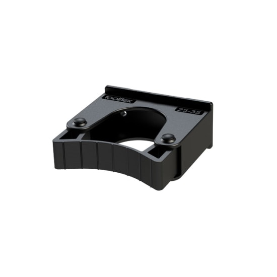 Black Toolflex Tool Holder for tools with 25-35mm diameter, providing secure grip and efficient organization in any workspace.