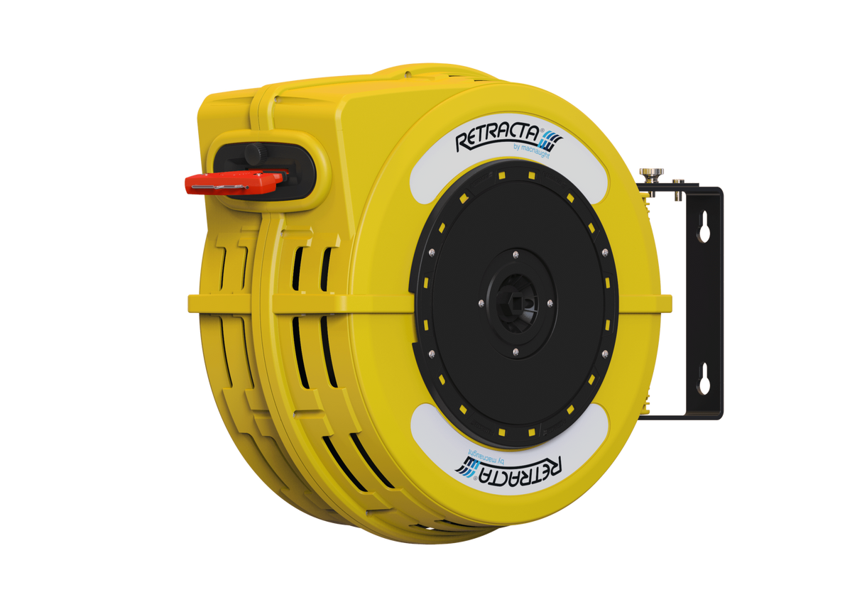 Retracta C1 Red/White Danger Tape Barrier Reel 48mm x 25m
