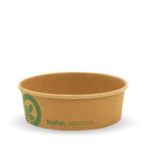 BioPak Aqueous Lined Wide Paper BioBowl - Small 500ml 50 (Pack)