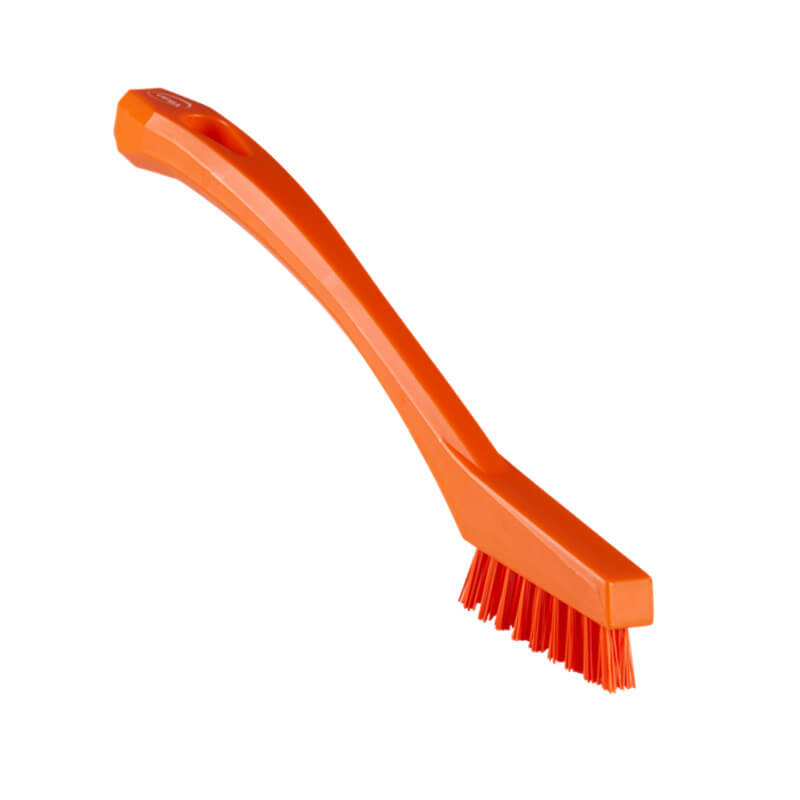 Vikan Detail Stiff Bristles Brush Orange 205mm (Each)