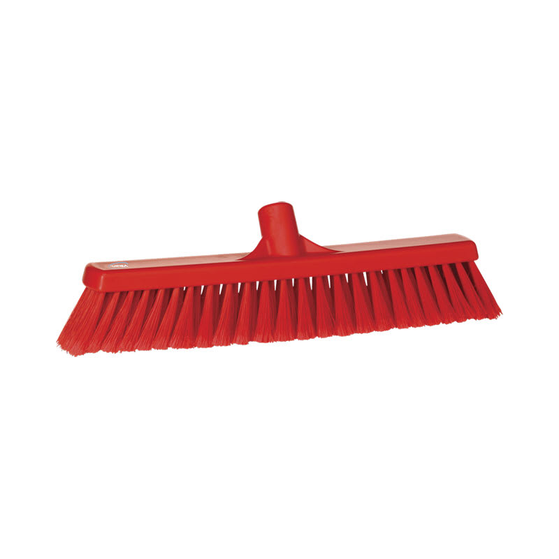 Floor Soft Bristle Broom, Red 435mm - Vikan