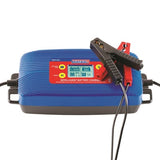 Matson Multi-Voltage Battery Charger with 6/12/24V output, lithium compatibility, and user-friendly display for efficient charging.