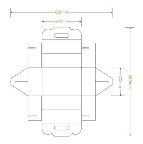 BioPak Carry Tray Box-100-Pack