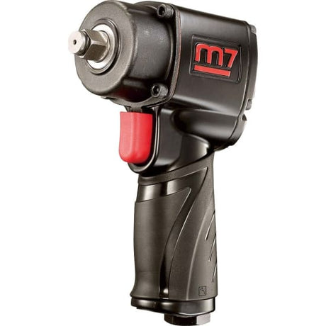 M7 Mini Air Impact Wrench Q-Series with 1/2in drive, 500 ft-lb max torque, lightweight design for tight spaces and high performance.