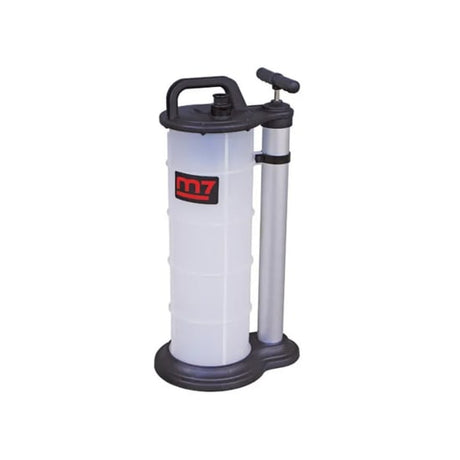 M7 Manual Fluid Extractor with 9L capacity, designed for efficient fluid removal from vehicles without lifting them.